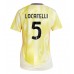 Maillot de foot Juventus Manuel Locatelli #5 Extérieur vêtements Femmes 2024-25 Manches Courtes